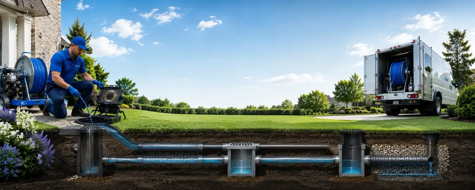 Outdoor drain cleaning information for Staley, NC